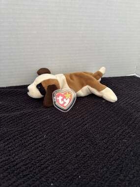 Ty Beanie Baby Bernie the St. Bernard 1996 Vintage Plush Dog